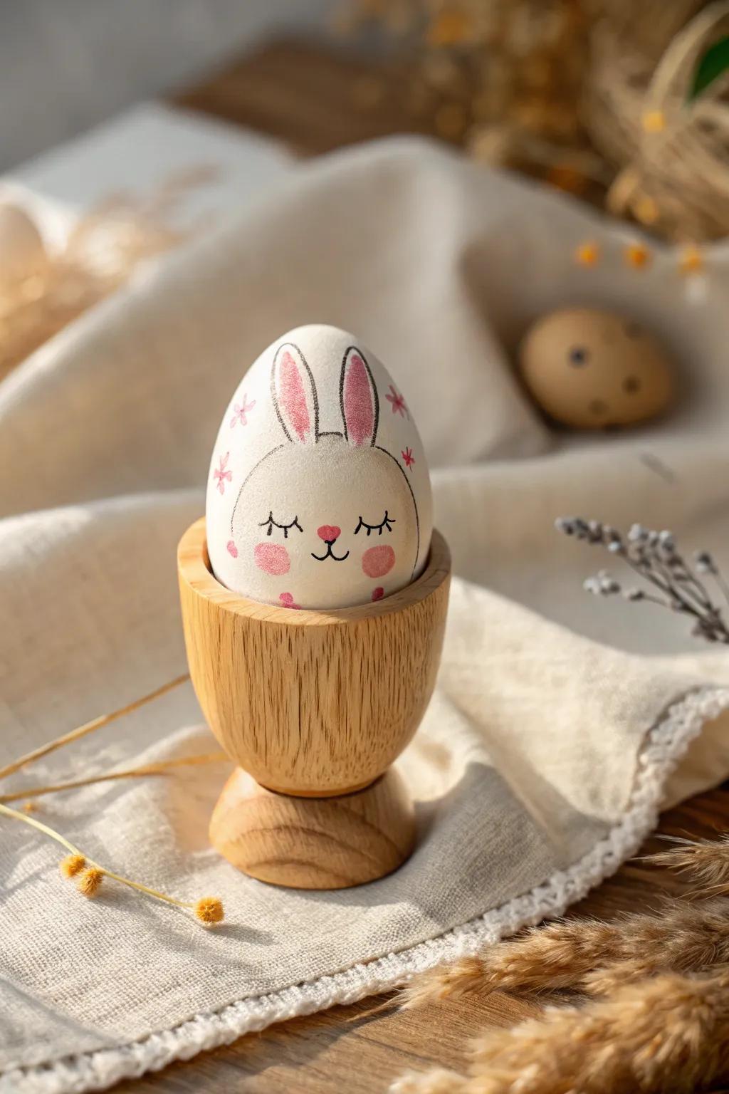 Leap into artistry with these delightful bunny-inspired egg designs!