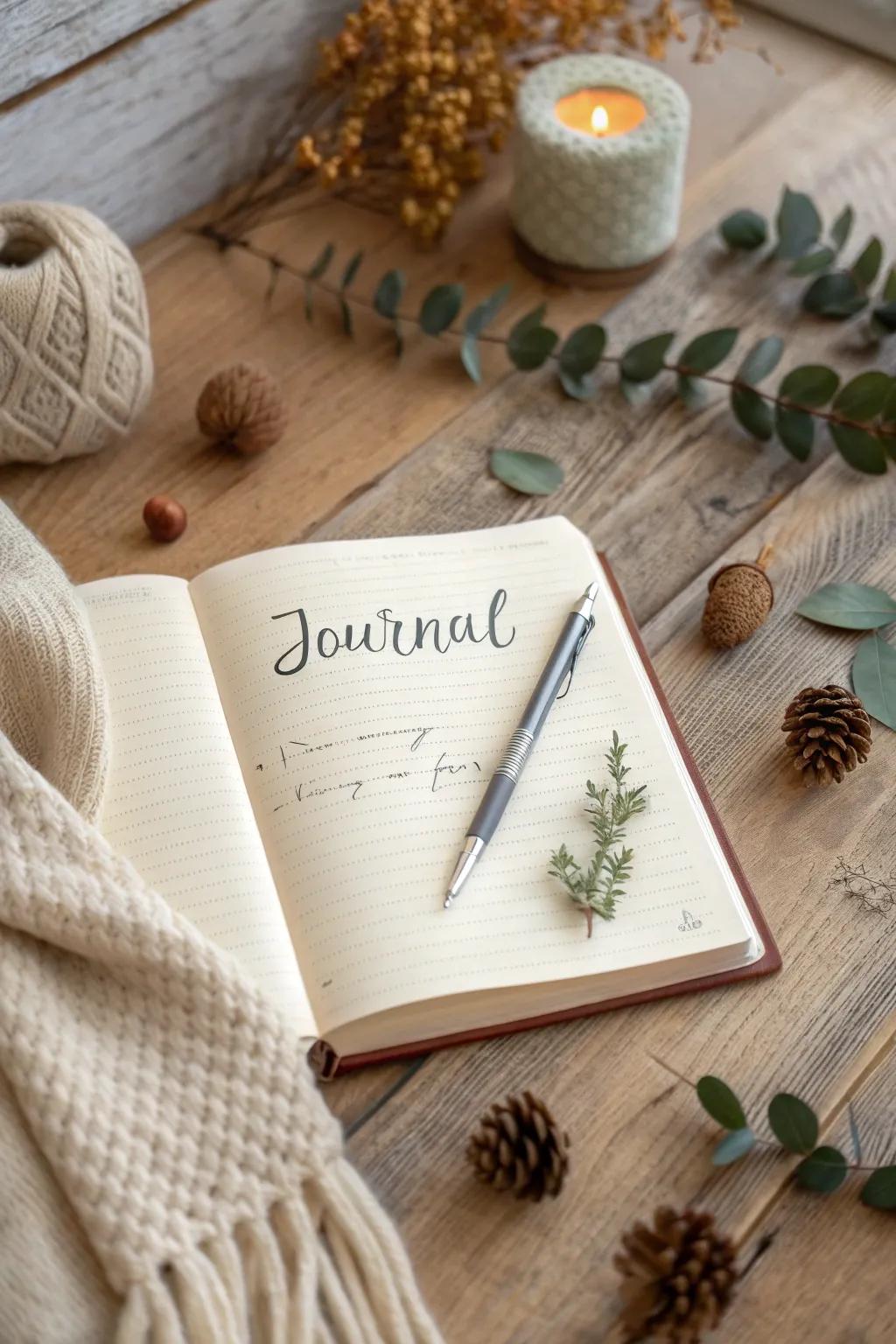 Capture the spirit of autumn with comforting quotations in your planner. 🍂✨