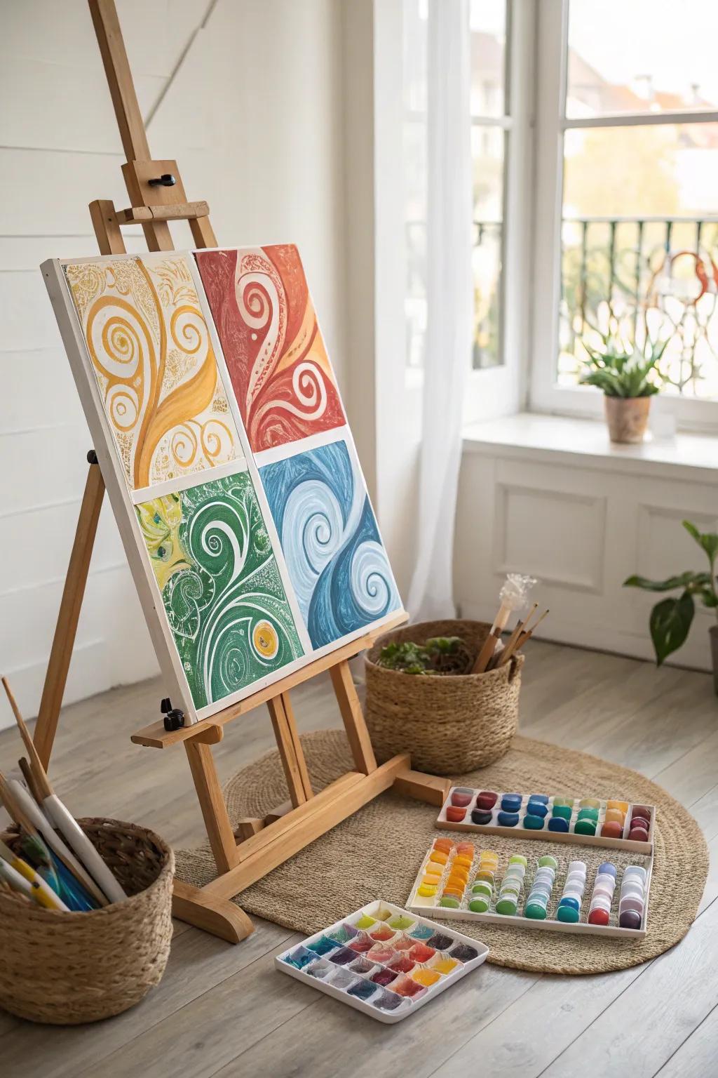 Capture the essence of family in a vibrant, collaborative masterpiece.