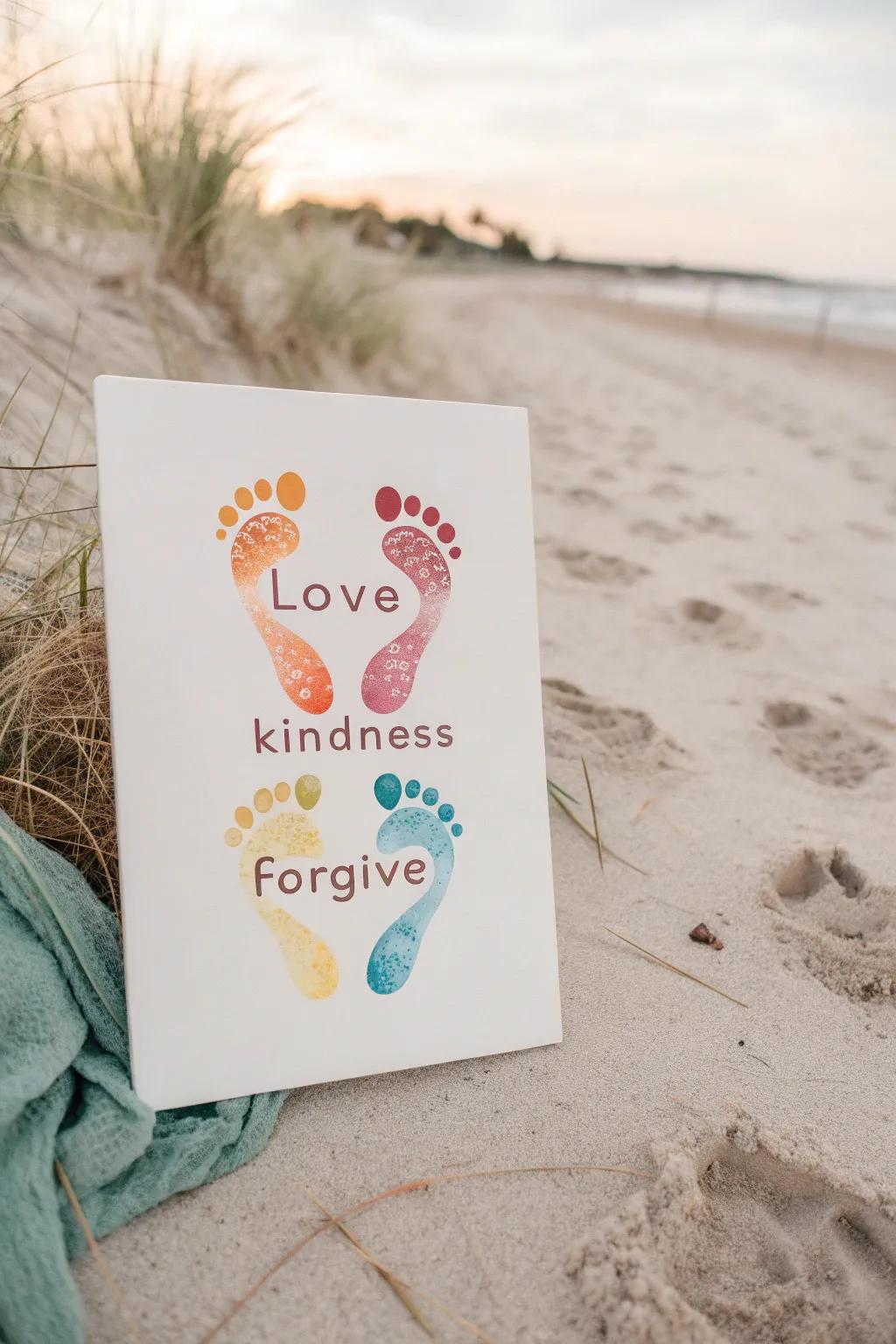 Venture into a journey of affection and benevolence with this exquisitely crafted 'Following Jesus' banner.