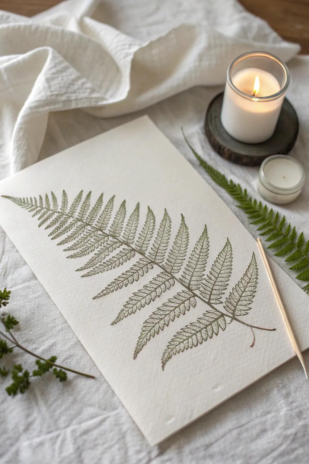 Be inspired by the subtle artistry of greenwood sprigs. #NatureInArt #MinimalistDesign