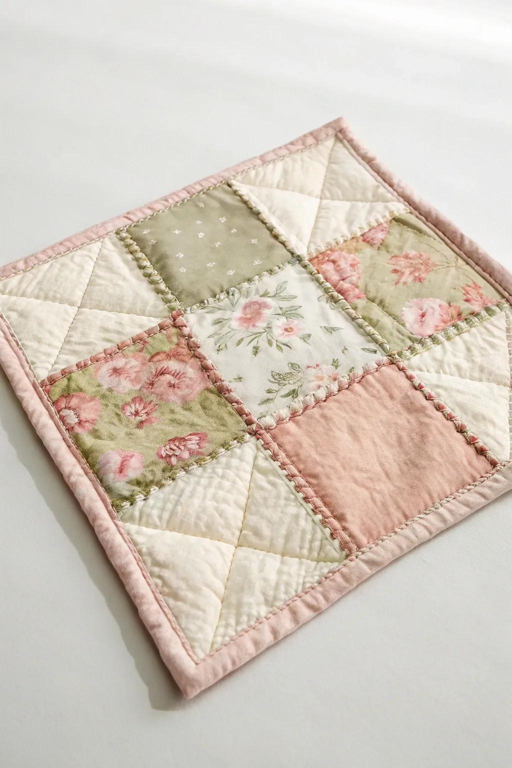 Embrace the lasting appeal of traditional patchwork, where simplicity meets beauty.