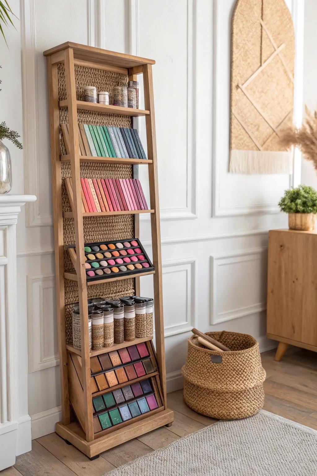 Transfigure your cosmetic sanctuary via a revitalized book lodge, yielding an exquisite and orchestrated palette presentation.