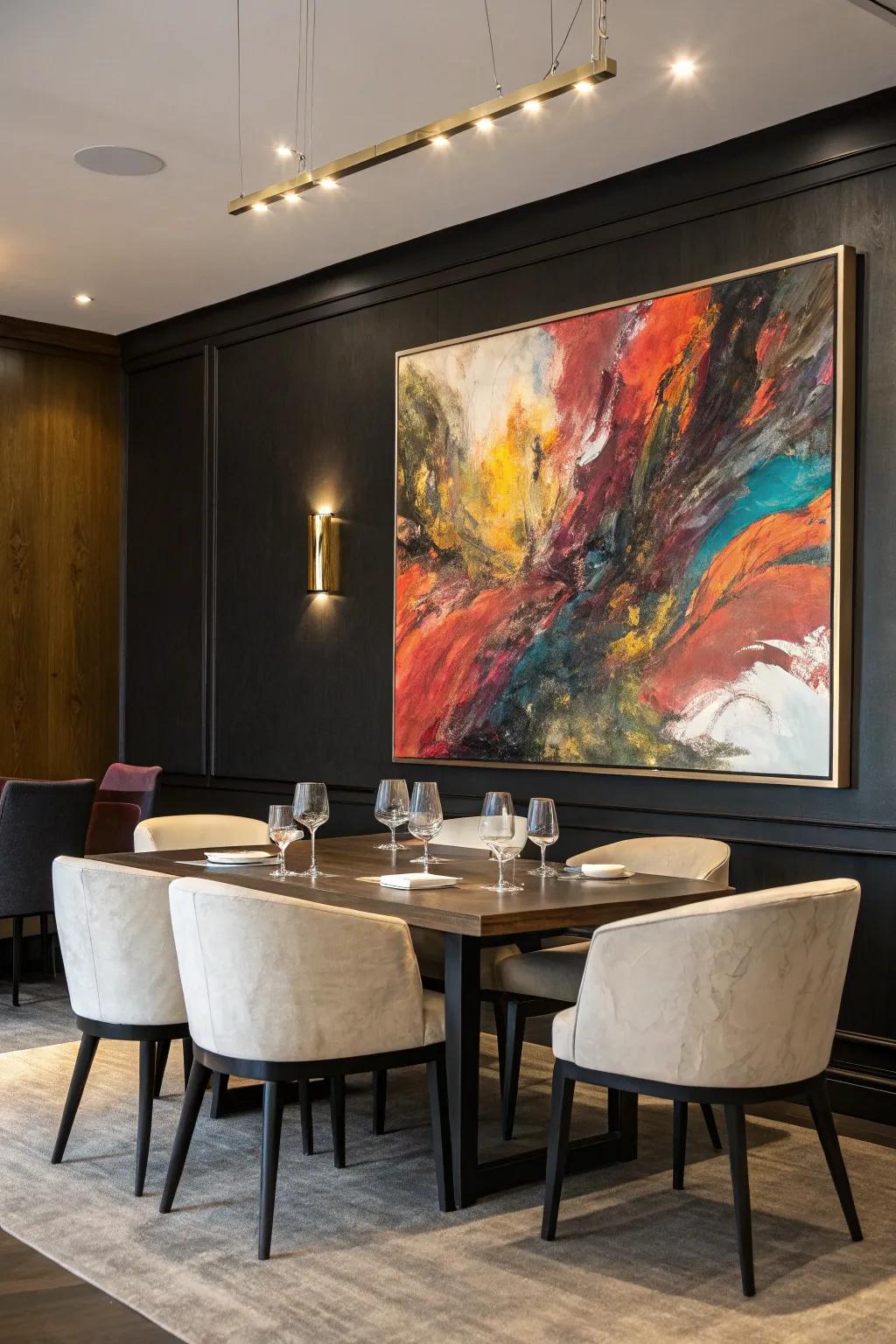 Allow your artwork to shine as the central attraction.