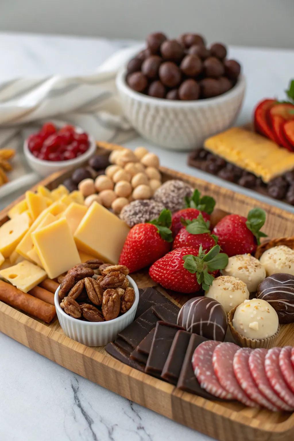 Pamper mom's affection for sweets with a variety of chocolate treats and baked delicacies.