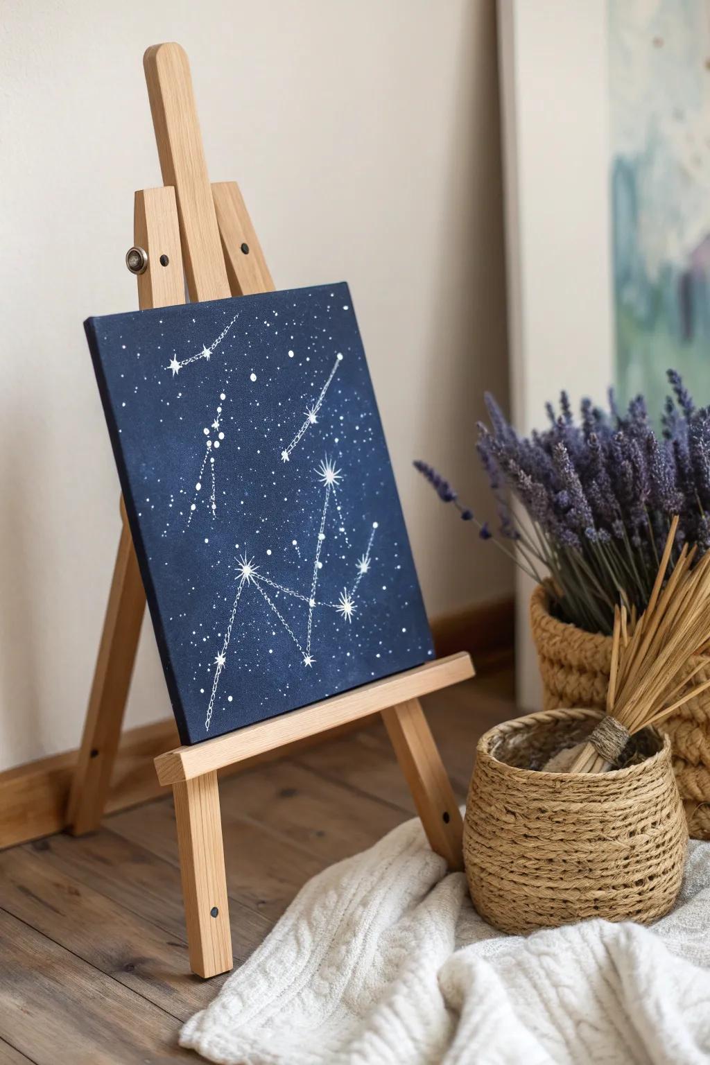 Fashion your own stellar masterpiece with only a whisk of the brush—embrace the splendor in simplicity!