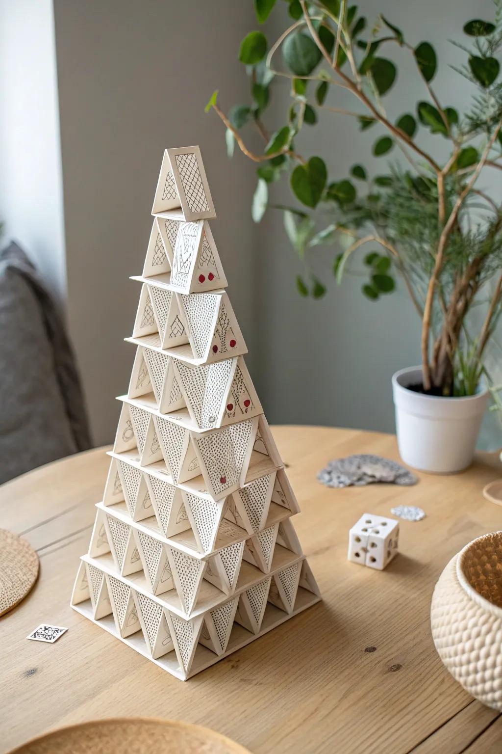 Uncover modular paper tower artistry – where ease blends with elaborate loveliness.