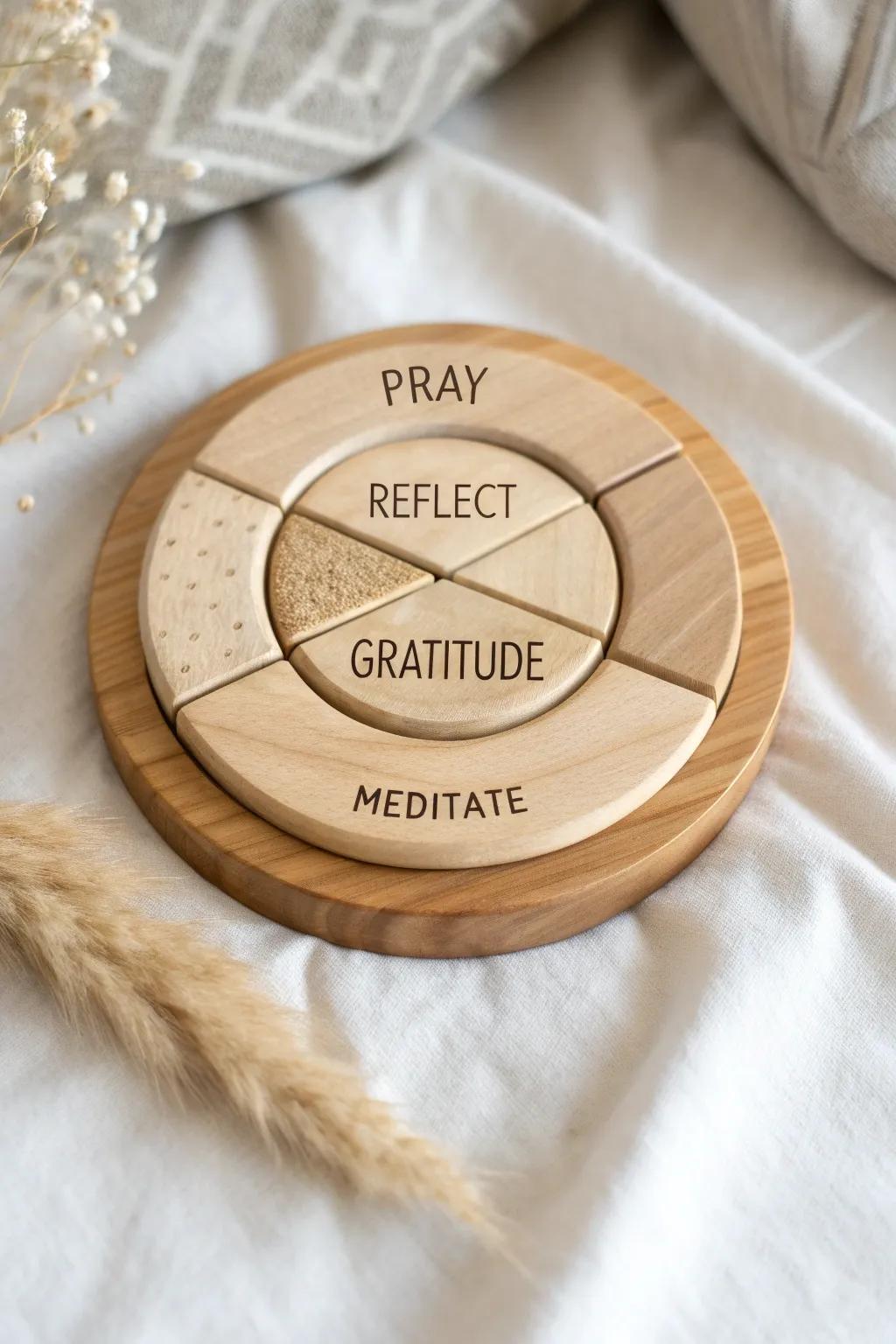 Uplift your daily routine with a touch of faith and artistry. 🌿✨ #SpiritualSpinner #ScandinavianStyle #BohoCharm