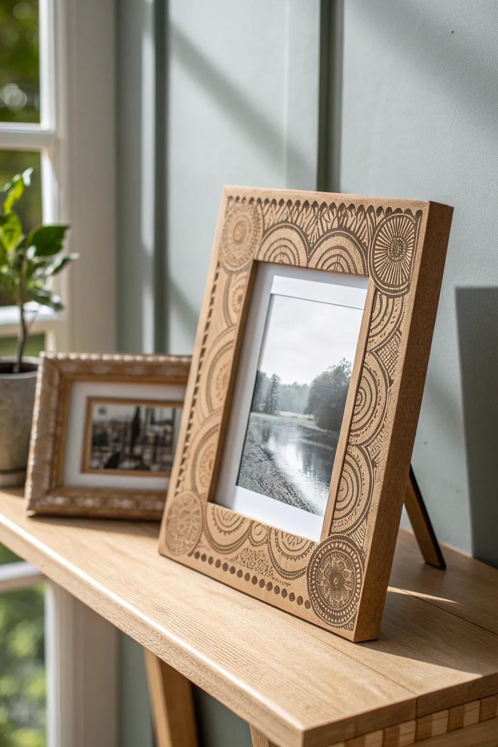 Hand-fashioned with affection: A reclaimed paperboard housing to enshrine your treasured moments.