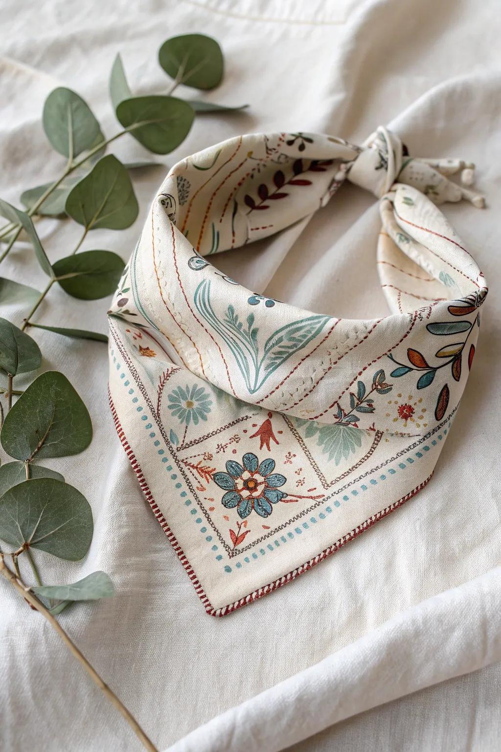 Elevate your pet’s aesthetic through a bespoke neckwear item — uniting ease with bohemian charm.