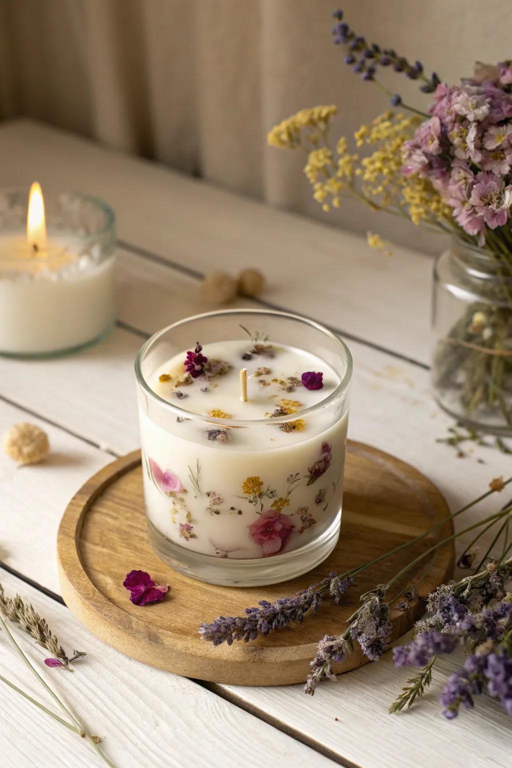 Embrace the essence of spring with hand-poured blossom lights that fill your sanctuary with peace and innate splendor.