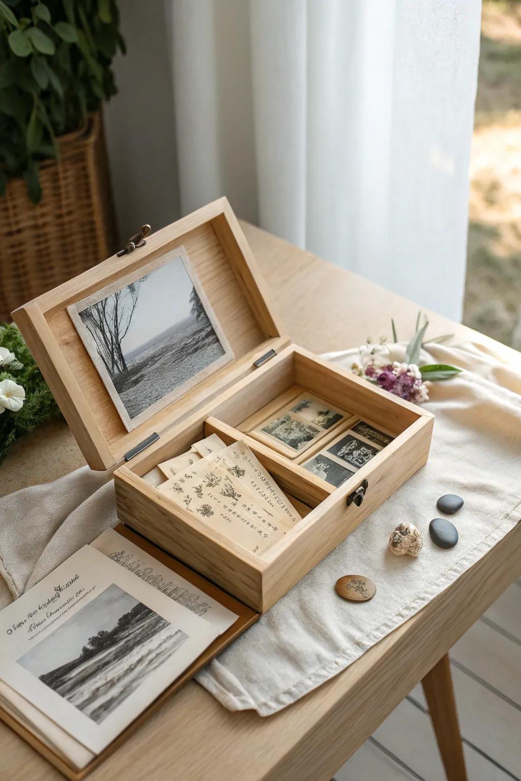Uncover beloved memories with a time capsule of happiness. 🌿✨