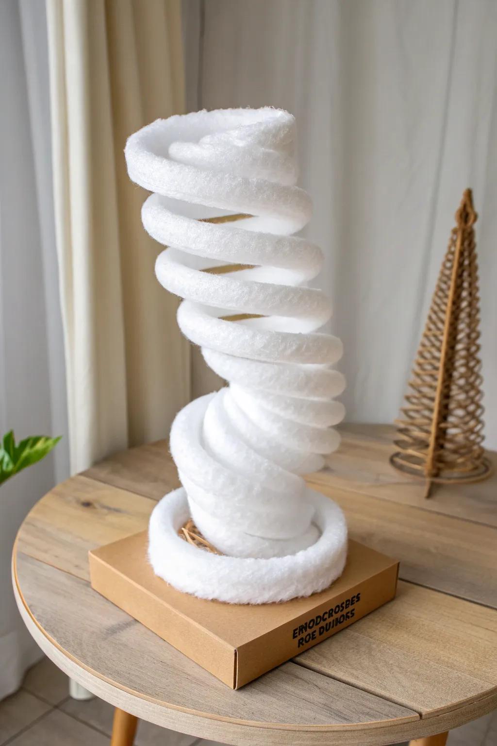 Creating the excellence of nature in a moderate 3D whirlwind model.