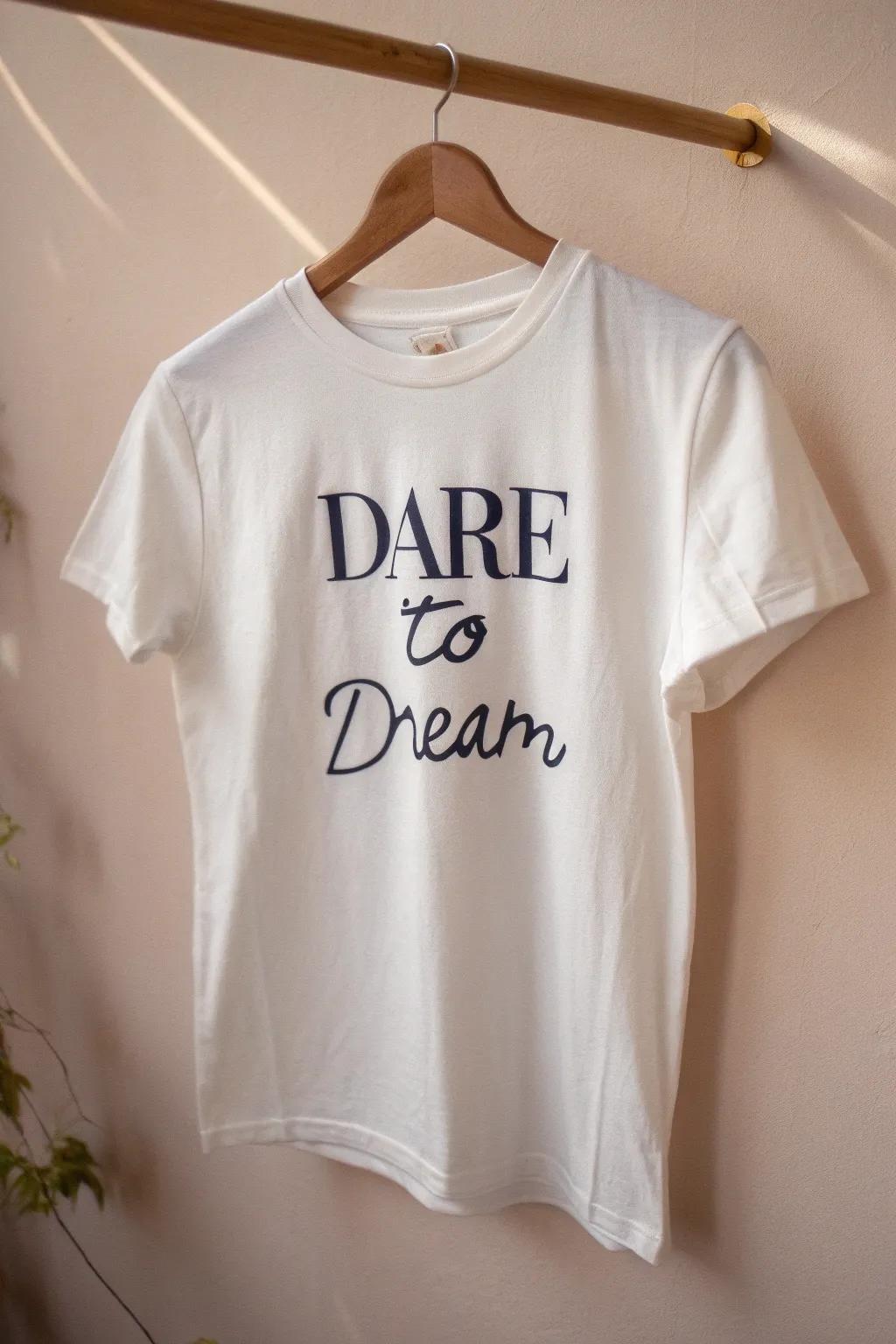 Make a declaration with striking lettering – where simplicity meets boho charm.