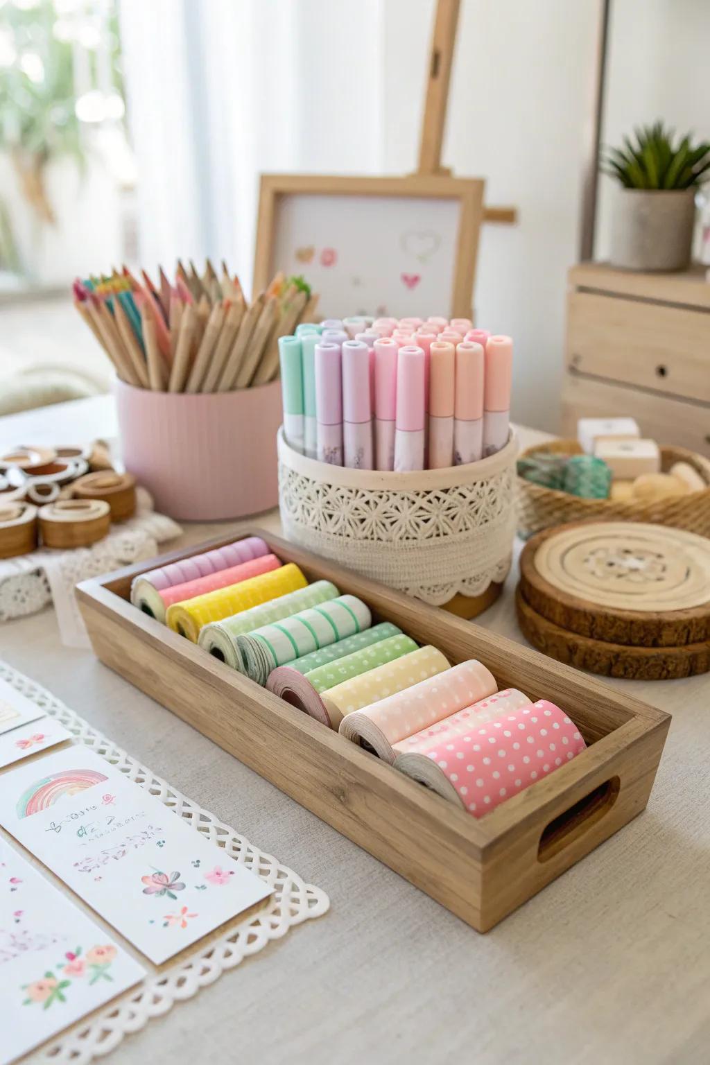 Immerse yourself in inventiveness with our creative provision display—where Scandinavian simplicity converges with Boho allure!