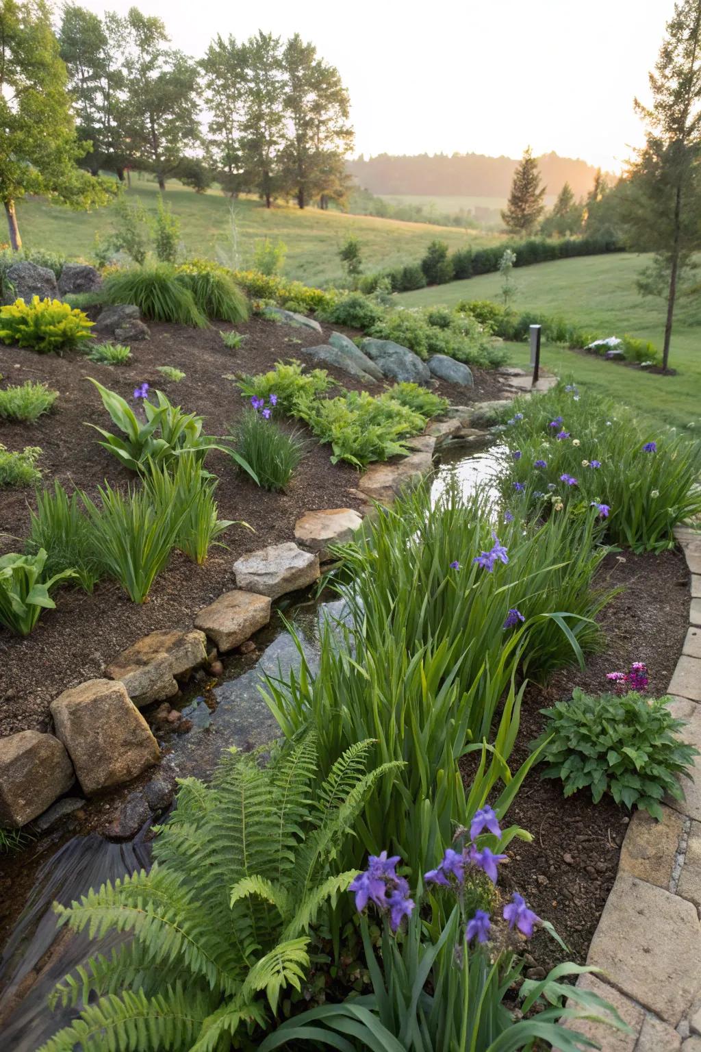 Revamp your yard with an eye-catching bog garden—where nature’s allure converges with accomplished artistry.