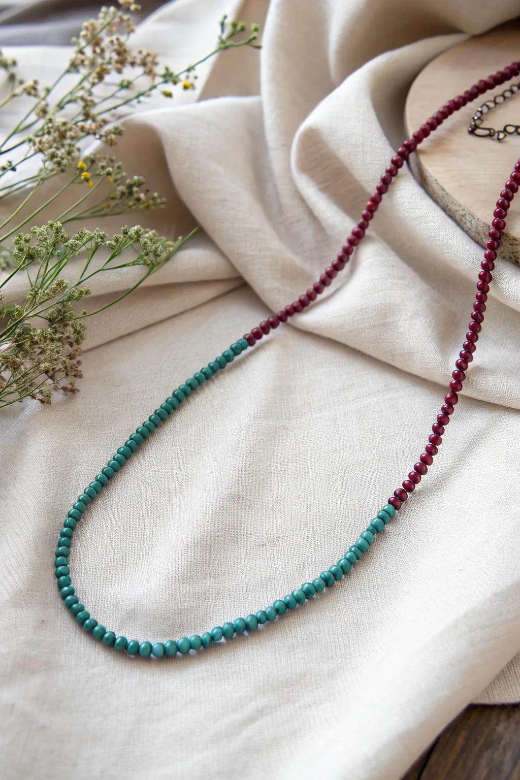 Elevate your style with minimalist charm—tiny beads, striking hues, endless allure. #MinimalistAppeal #ScandiBoho