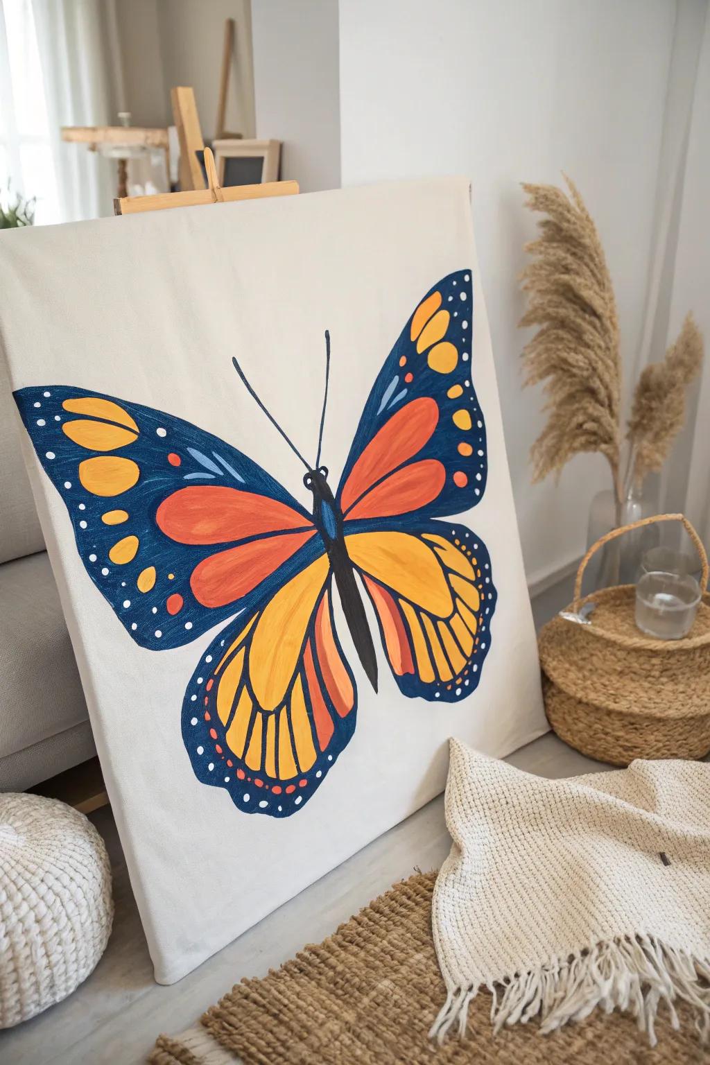 Spark creativity with a vibrant butterfly creation, tailored for budding artists!