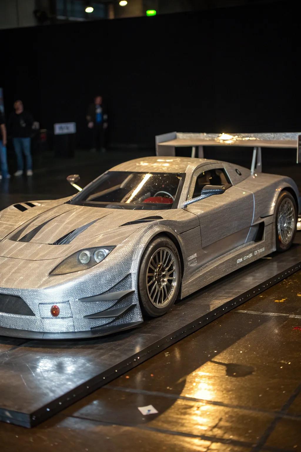 Zoom into the future with a hint of craftsmanship. Introducing the Modern Silver Jet!