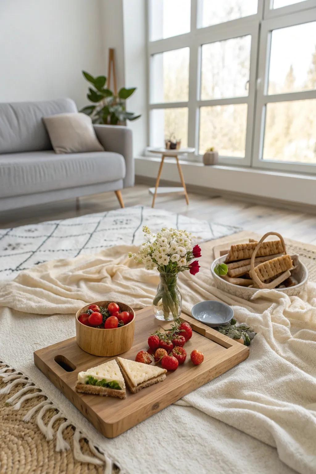 Transport the open air inside with an inviting and sophisticated interior meal gathering, ideal for a remarkable sleepover!