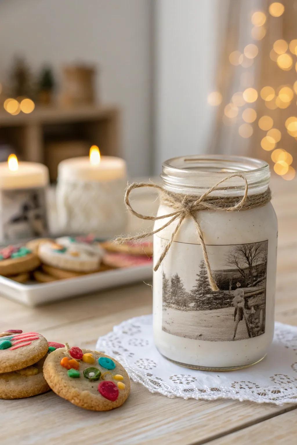 Immortalize memories with a dash of sophistication: A Photographic Preserve Jar, an impeccable Mother's Day token of affection.