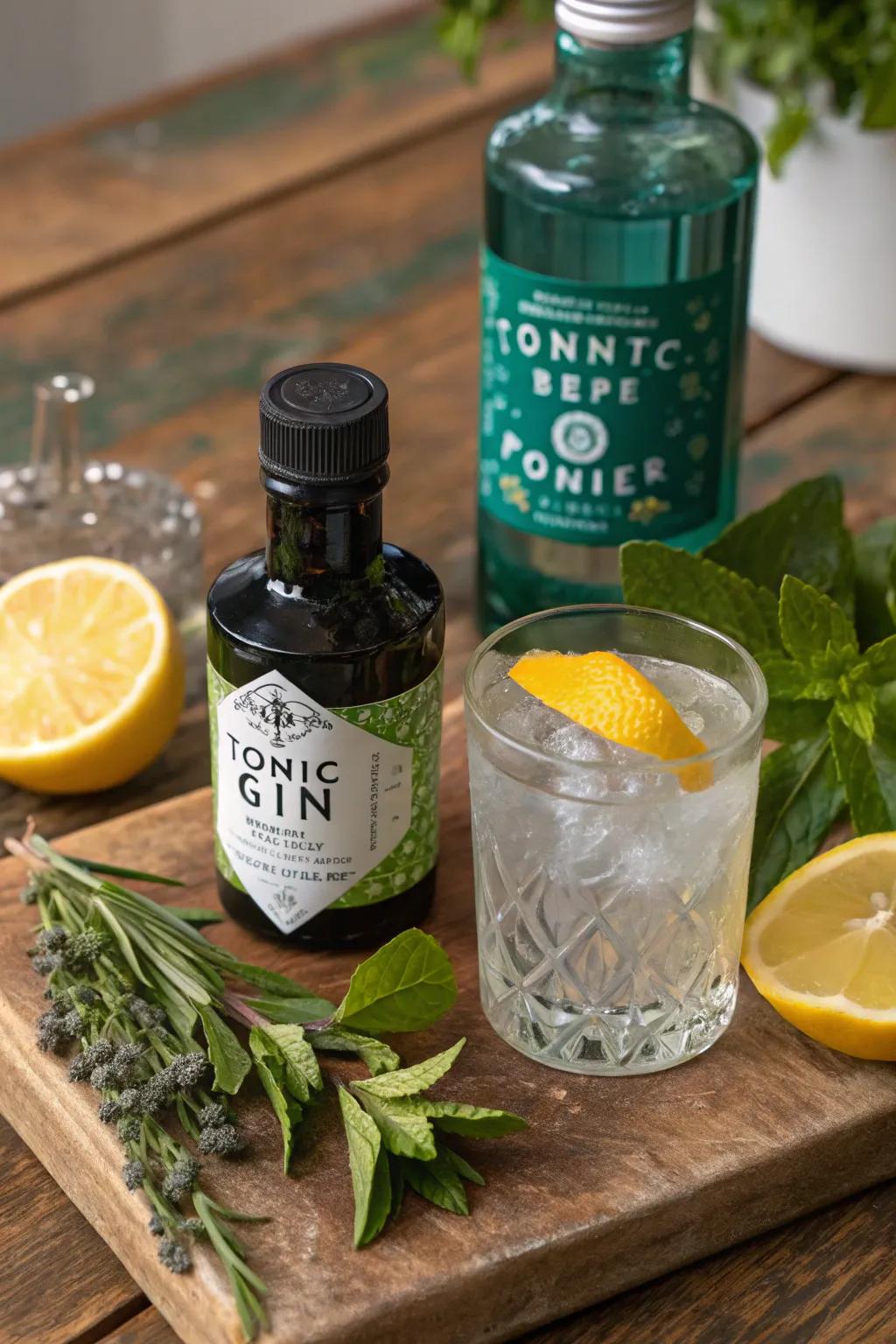 Orchestrate the quintessential juniper spirit and tonic through this do-it-yourself miniature cocktail compilation – the superlative token for aficionados of mixology.