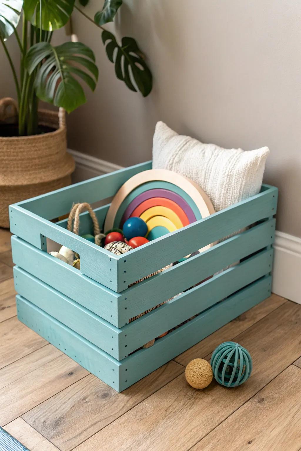 Enhance your area with a hint of country charm and striking shades. Discover the artistry of chic toy organization!