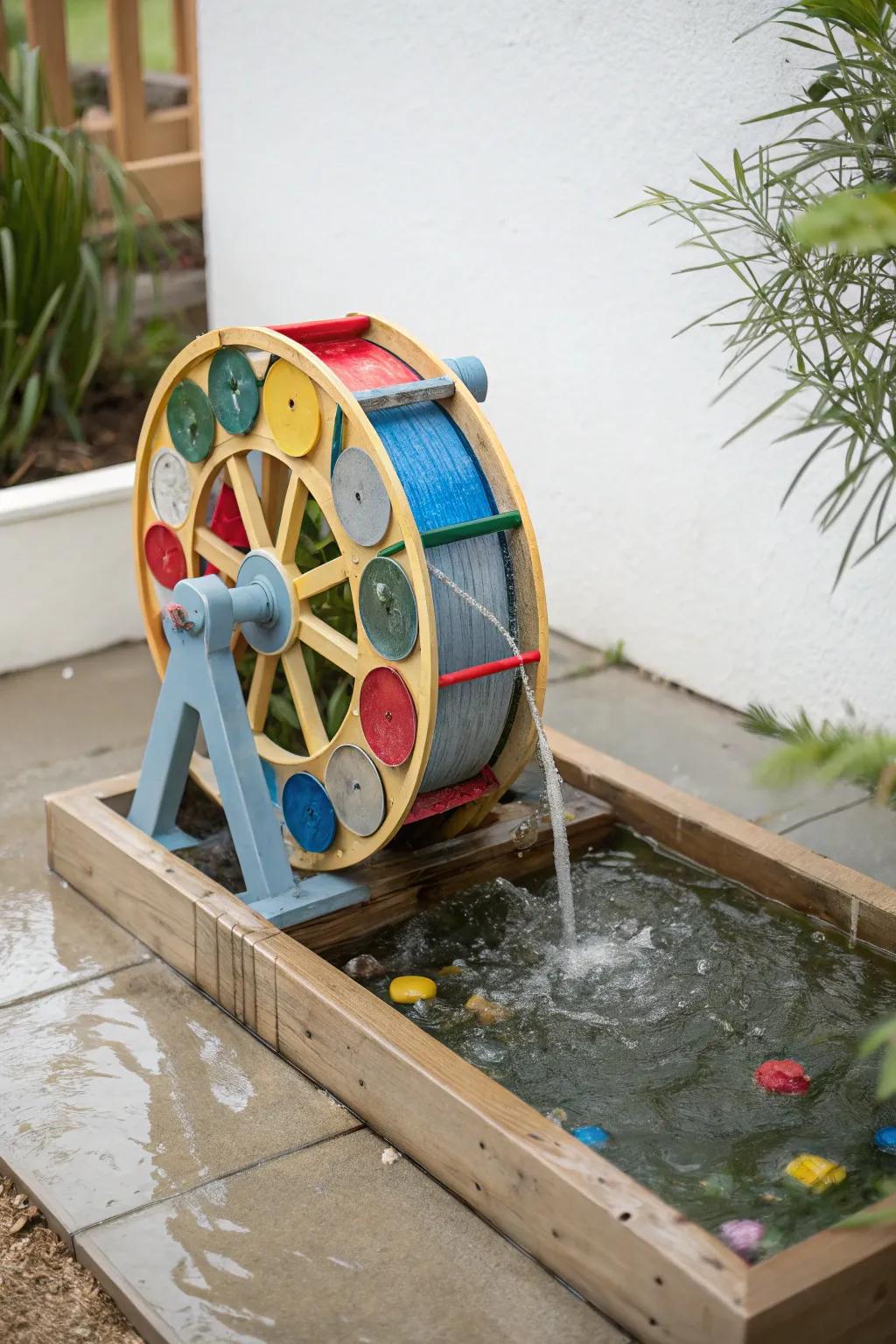 Revel in the spinning marvel of creativity with this DIY hydraulic rotor, where simplicity converges with dynamic recreation!