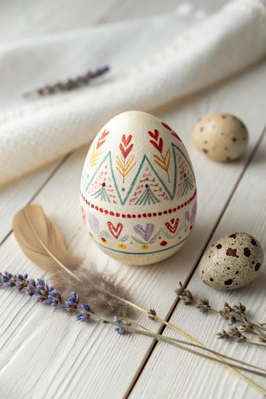 Honor Easter through distinctive, handcrafted allure—each saline paste egg narrates its individual tale.