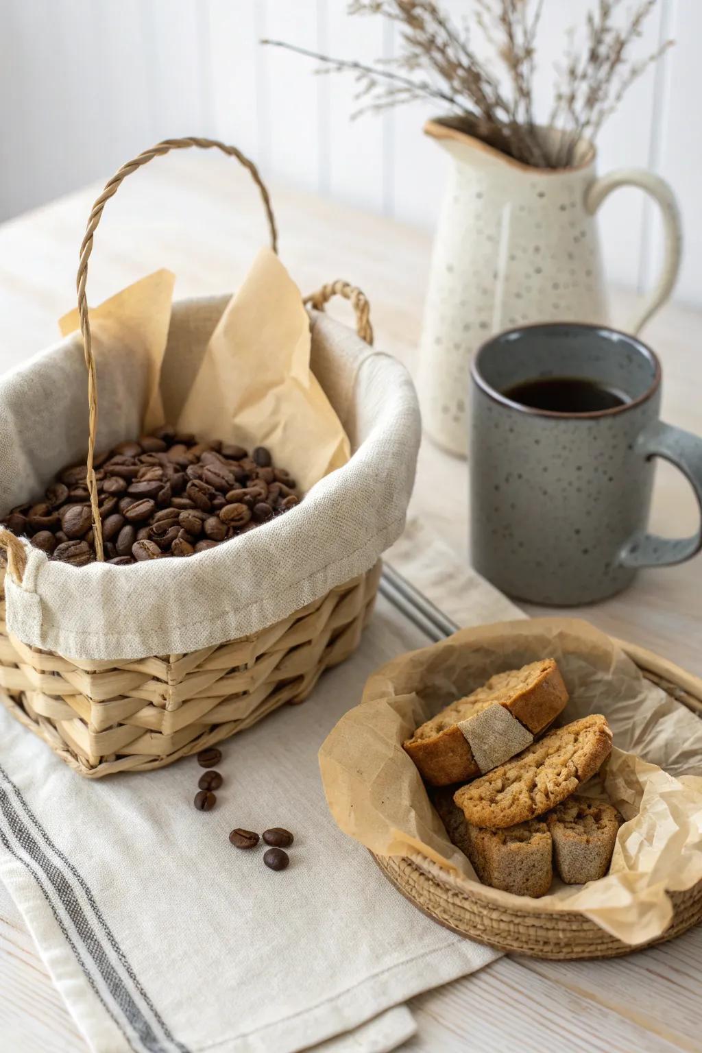 Initiate the day correctly having a Java Devotee's Wish basket, ideal for those who savor each sip.