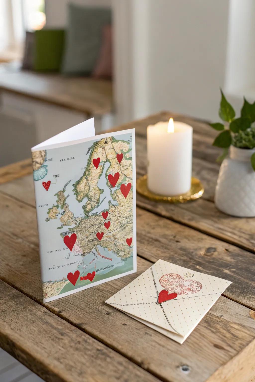 Record your journey together affectionately: A handmade blueprint of recollections.