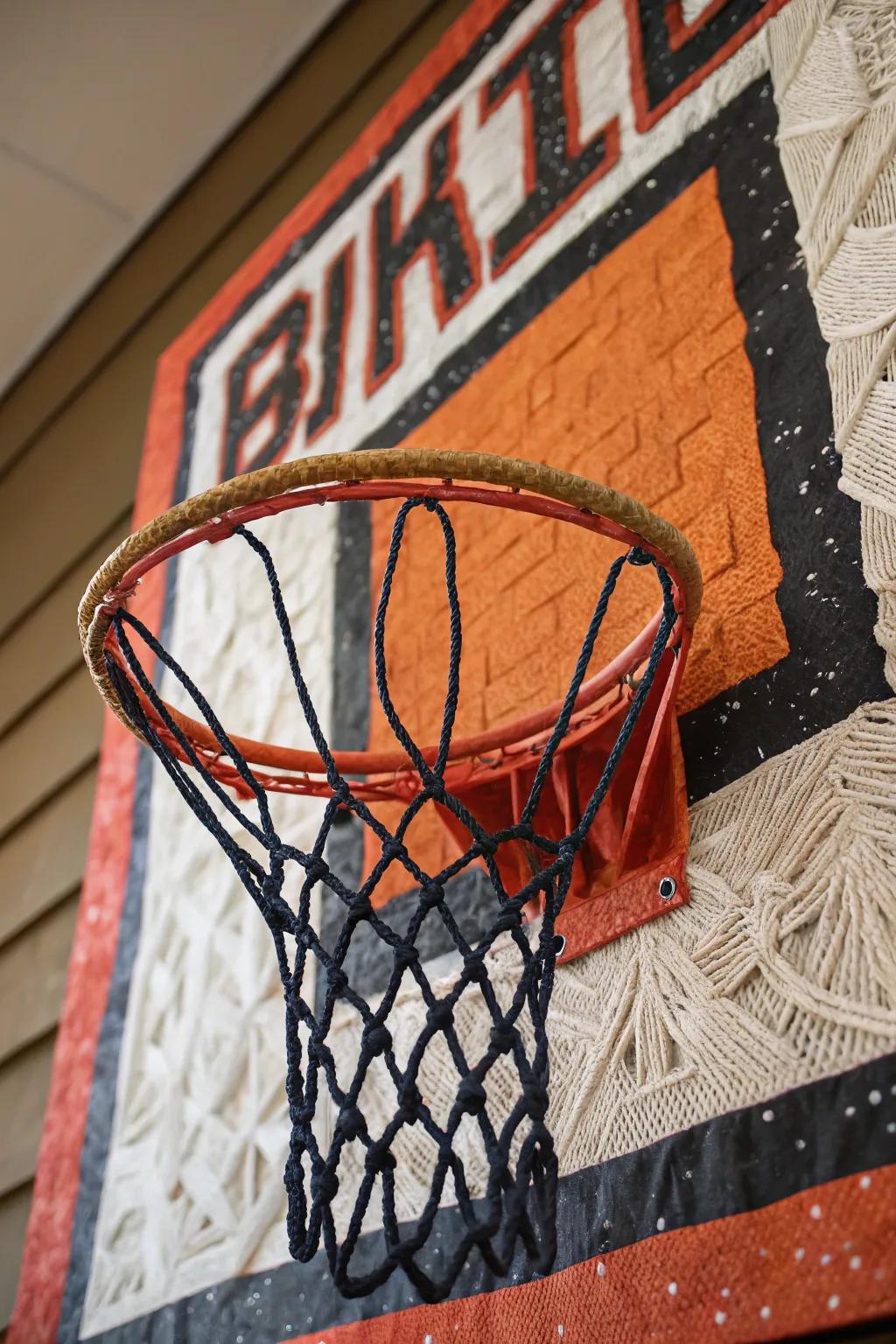 Animate the sport with this handcrafted basketball ring creation!