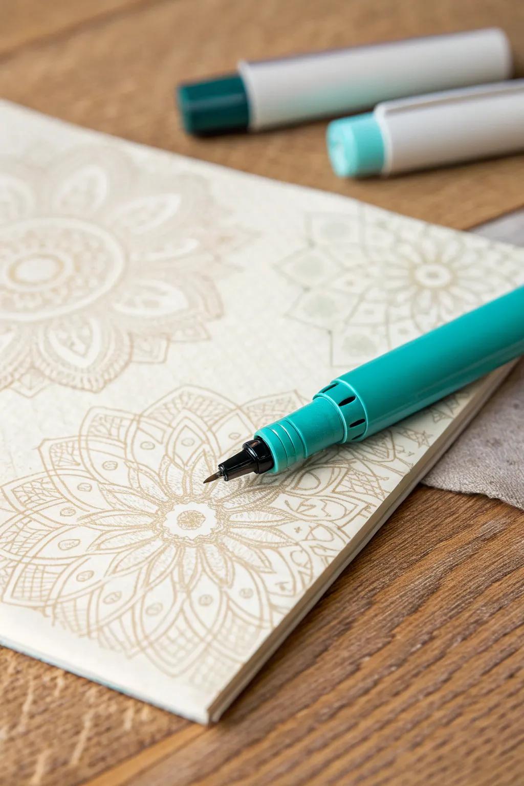 Unleash your creative potential with striking colors and intricate patterns.