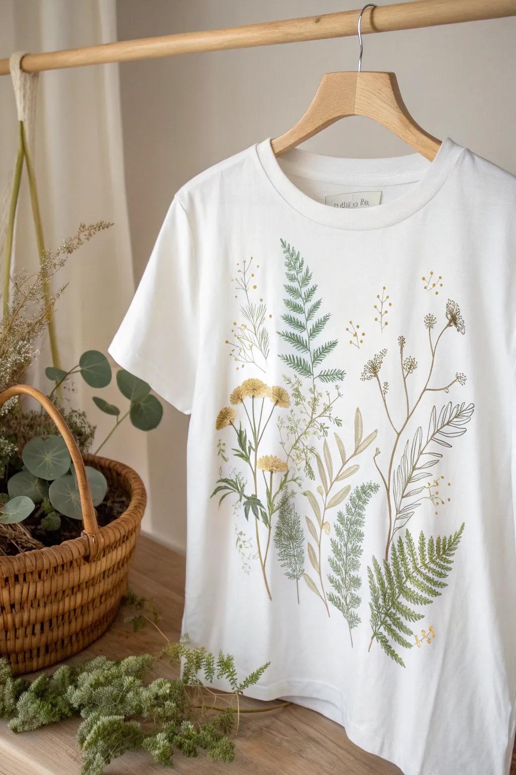 Showcase nature's elegance with fern-themed dye-infused designs for a serene and stylish appearance.