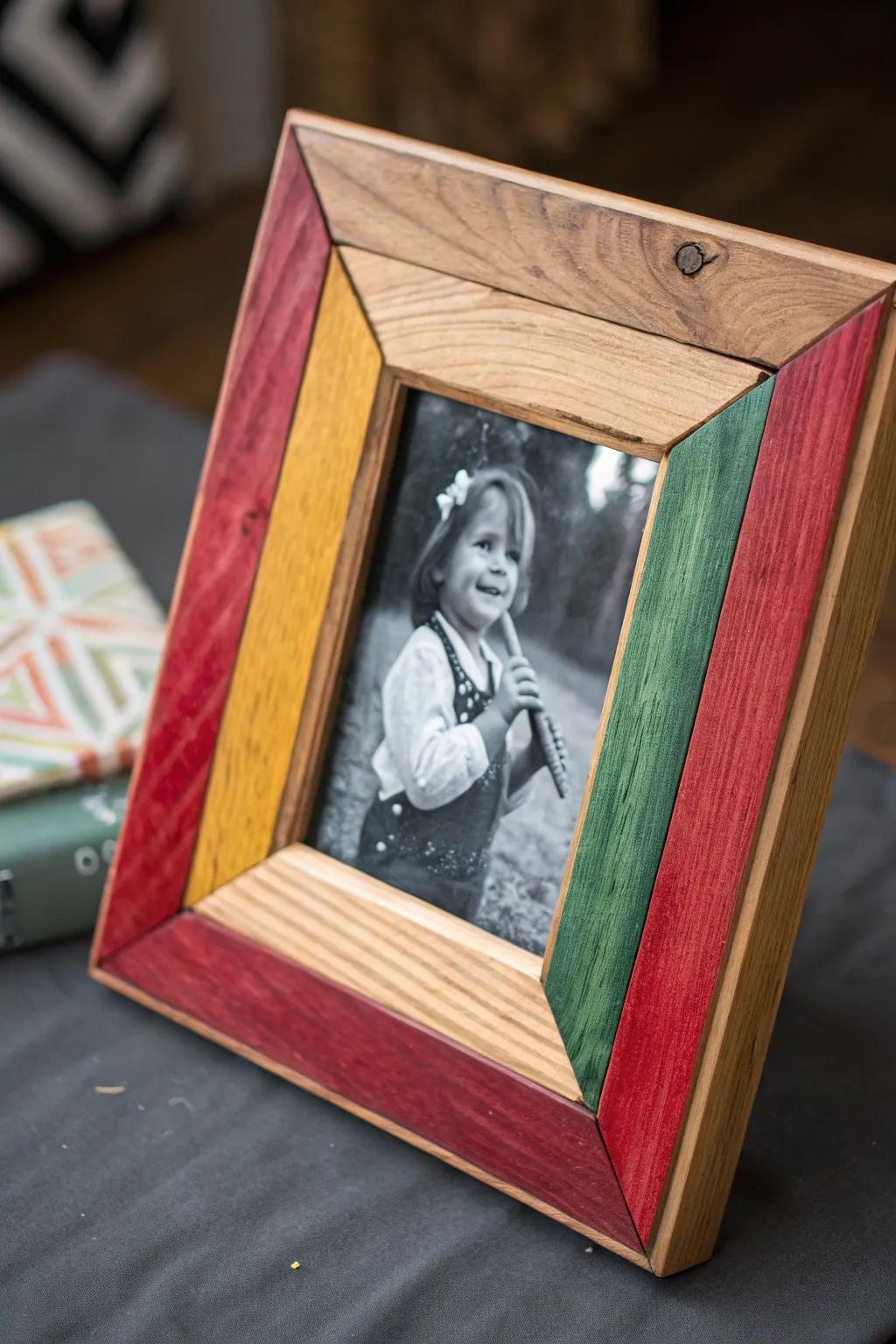 Immortalize Your Moments: A Striking Timber Frame for Cherished Memories.
