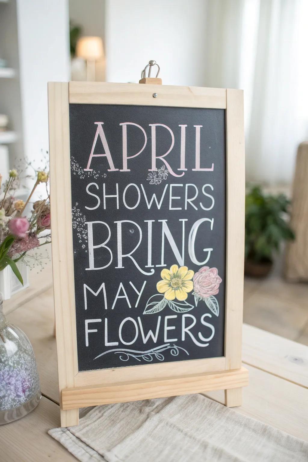 Celebrate the allure of May with a scripted slate scheduler that blossoms with creativity and charm.