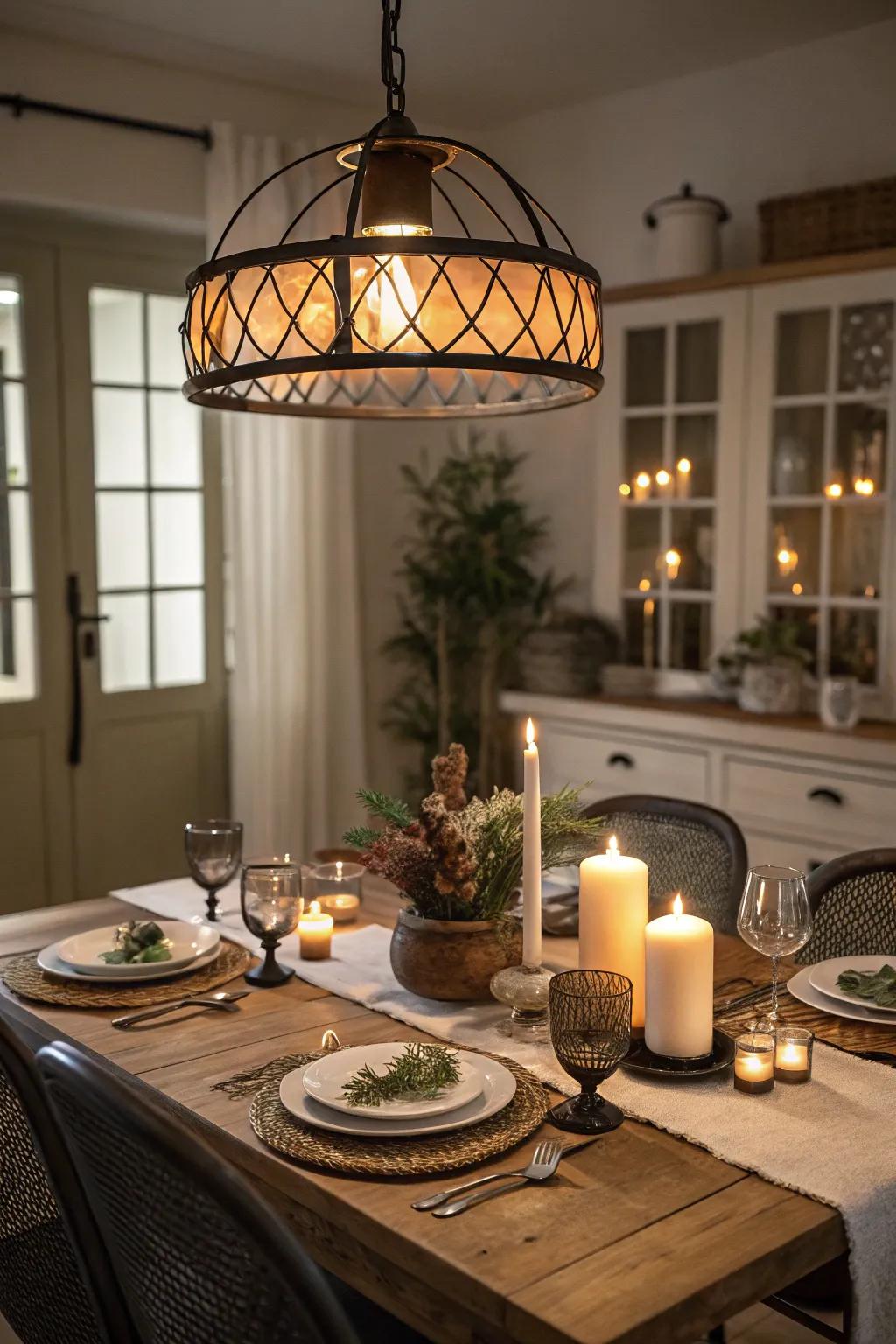 Establish the ideal mood with inviting illumination.