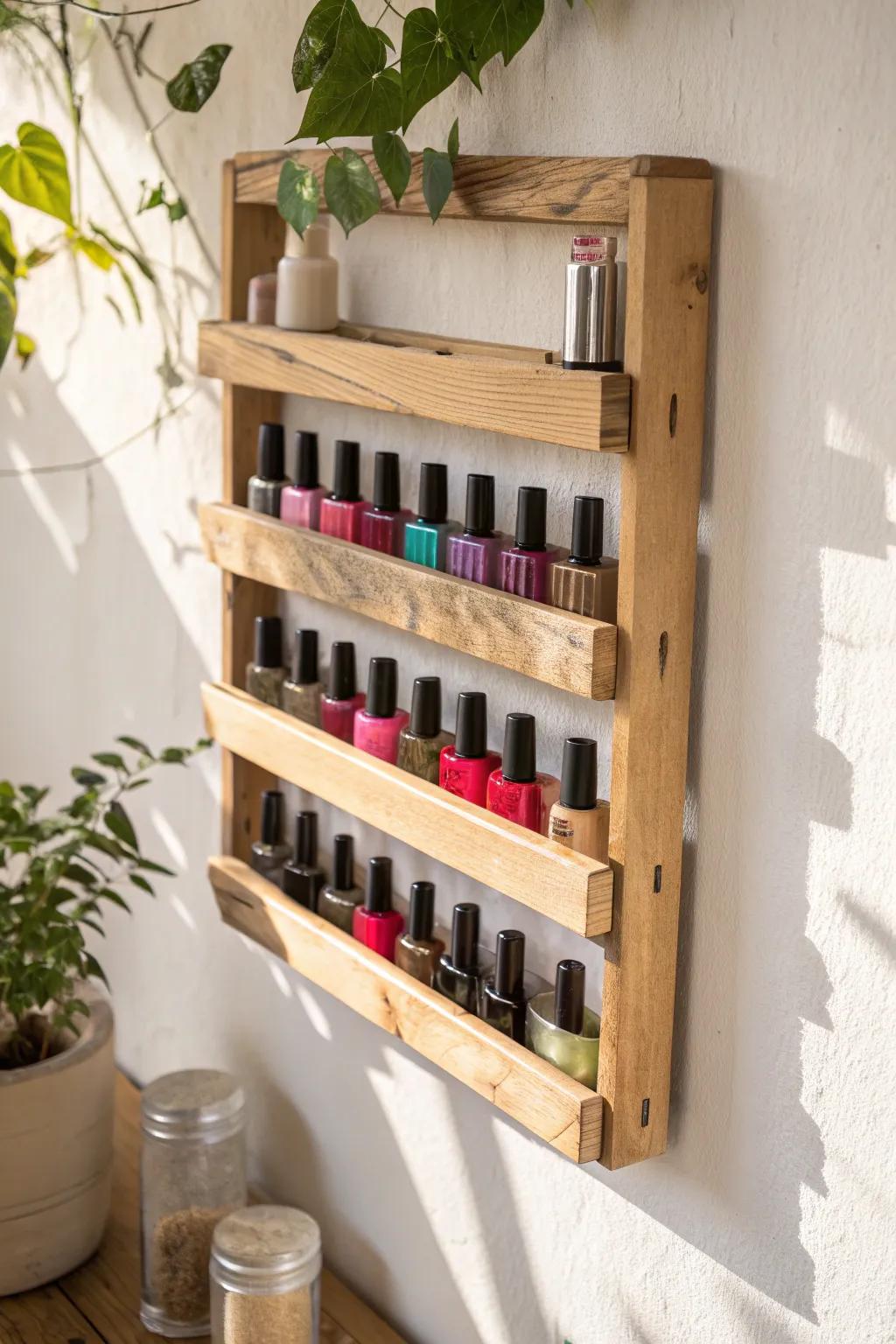 Evolve your environment with this sophisticated and kaleidoscopic enamel exhibition—who discerned a condiment rack could exude such fashion?