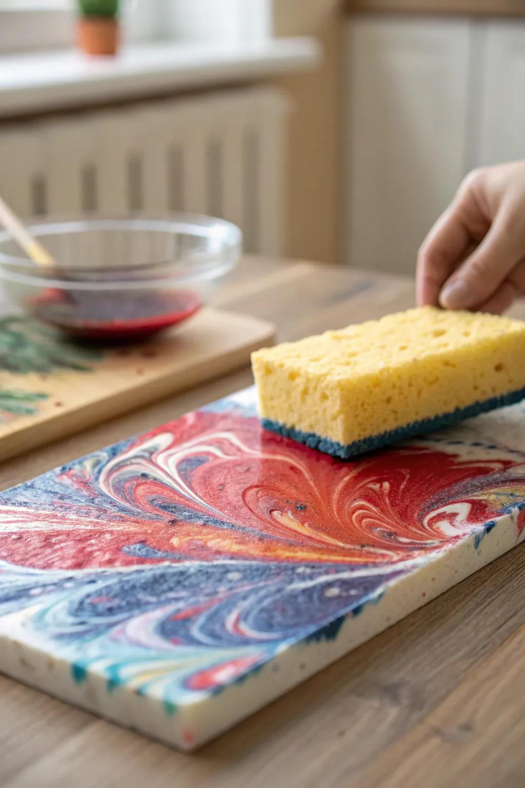Unleash your inventiveness with uncomplicated implements and spirited shades: a sojourn into acrylic artistry.