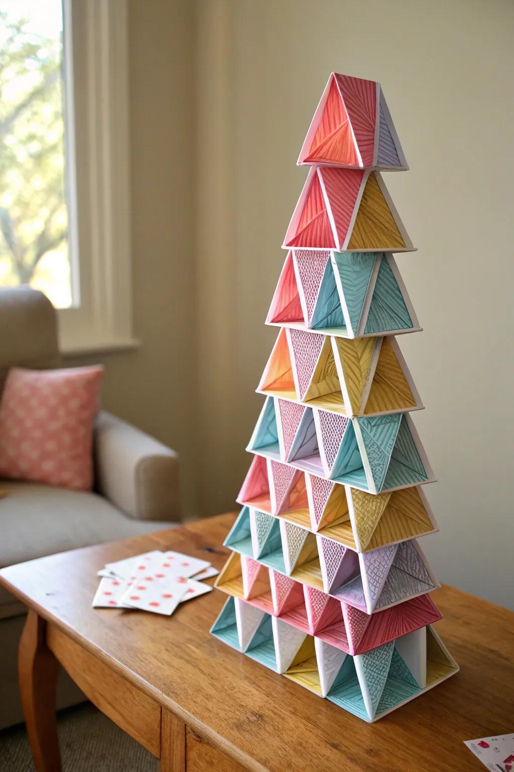 Building memories as one: Free the imagination with this awesome paper tower escapade!