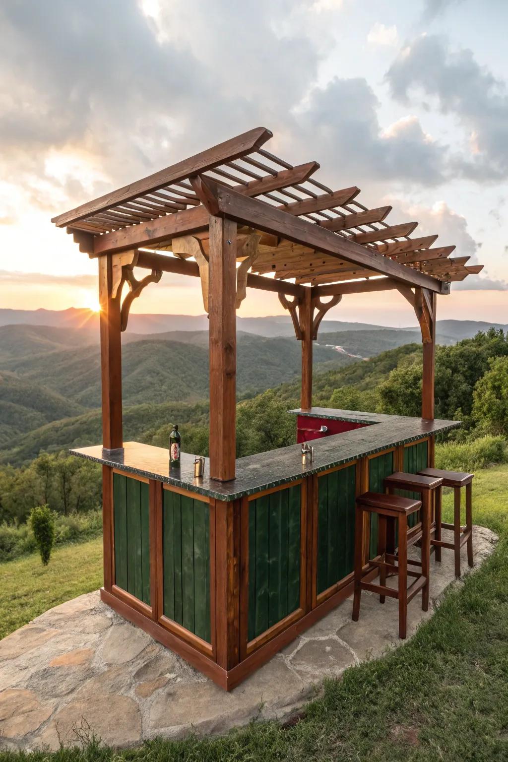 Sunset Calm: Revel in an expertly crafted masterpiece showcasing a stunning vista.