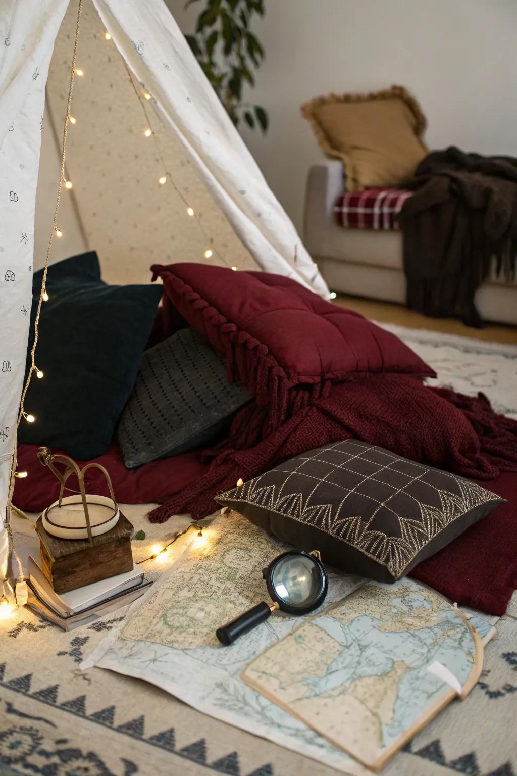 Unleash your inner detective with this elegantly designed secret agent's hideout!