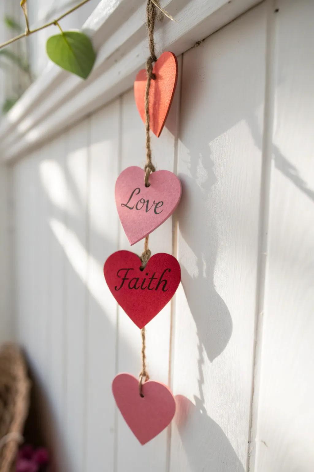 Infuse your space with love and faith using these handcrafted decorations, blending minimalist and boho styles beautifully.