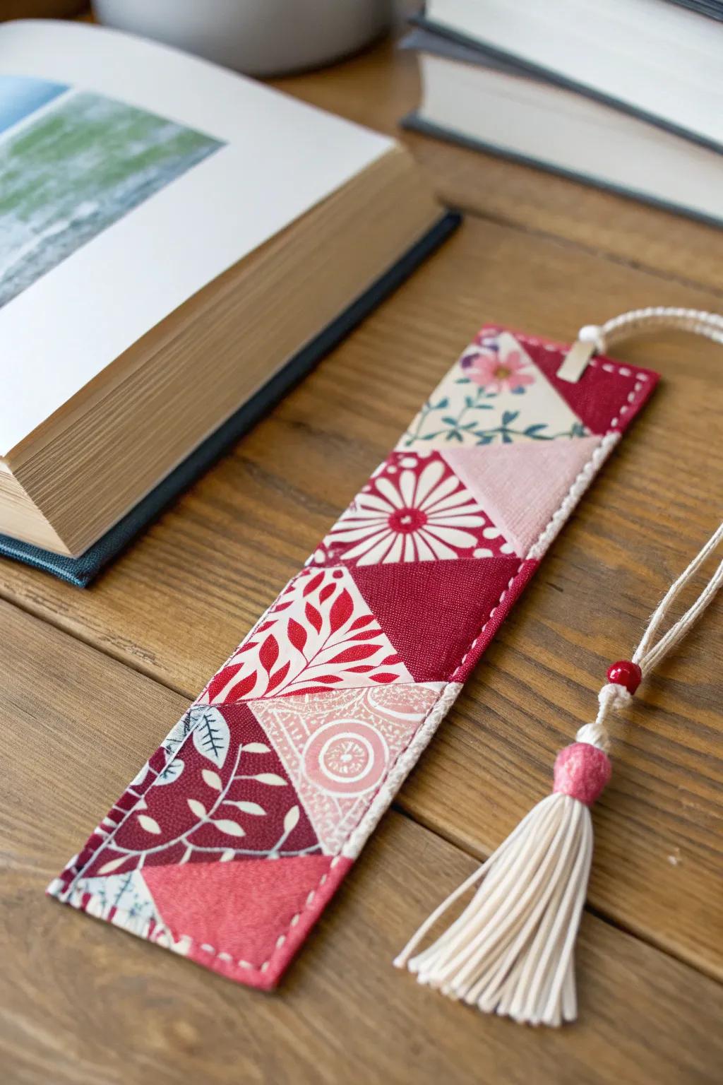 Upcycle with panache: Cloth Remnant Page Markers tailored for the eco-aware book devotee.