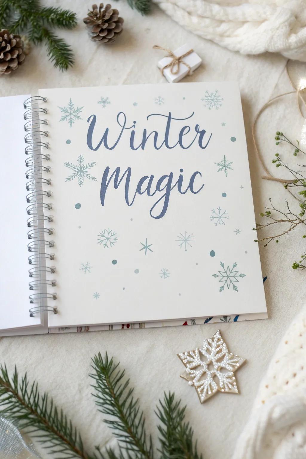 Prepare the ambiance for your narrative with a beautifully themed scrapbook page, melding Scandinavian simplicity with boho charm.