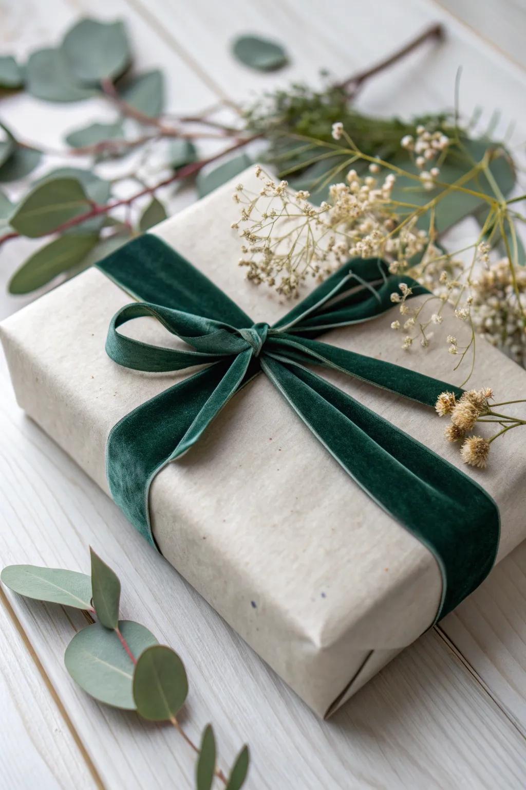 Enhance your Secret Santa gift with a hint of nature and refinement. 🌿🎁 #GiftWrapGoals #ScandiBoho