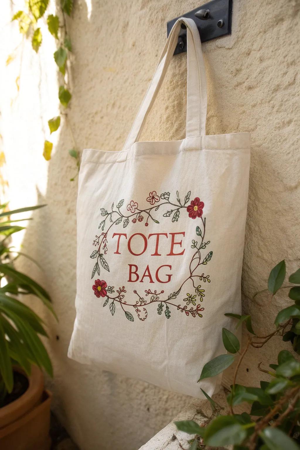 Elevate your personal style with a bespoke carrier bag that merges Scandinavian simplicity with Boho panache. 🌿✨
