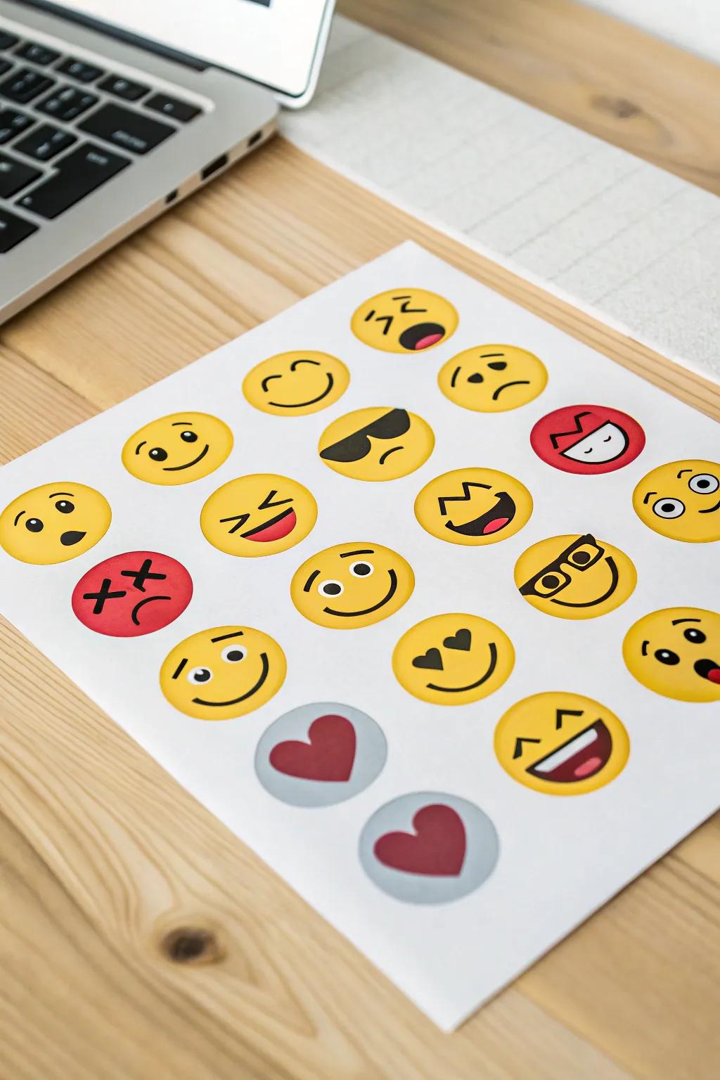 Bring your planner to life with these exquisitely crafted expressive pictograms. Ideal for incorporating a fraction of emotion and elegance!