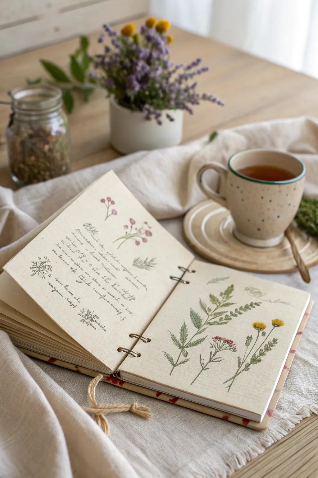 A sincere present from the culinary heart: Share your gastronomic odyssey with a handcrafted compendium of culinary art.