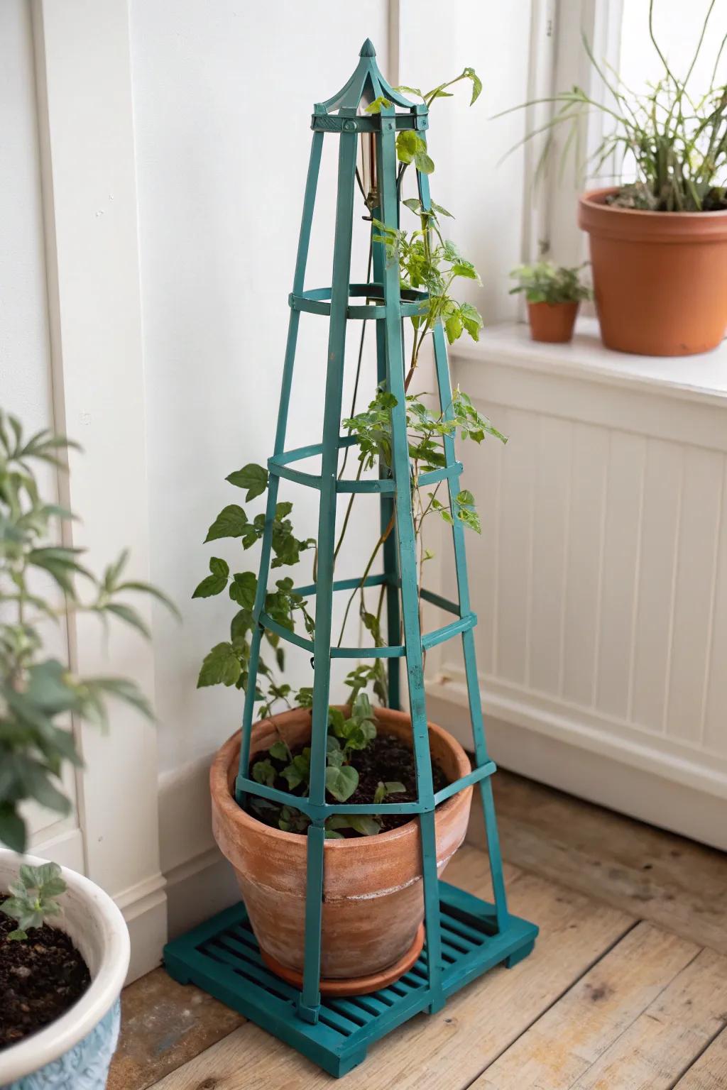 Redesign simple materials into stunning decor with this chic DIY trellis concept!